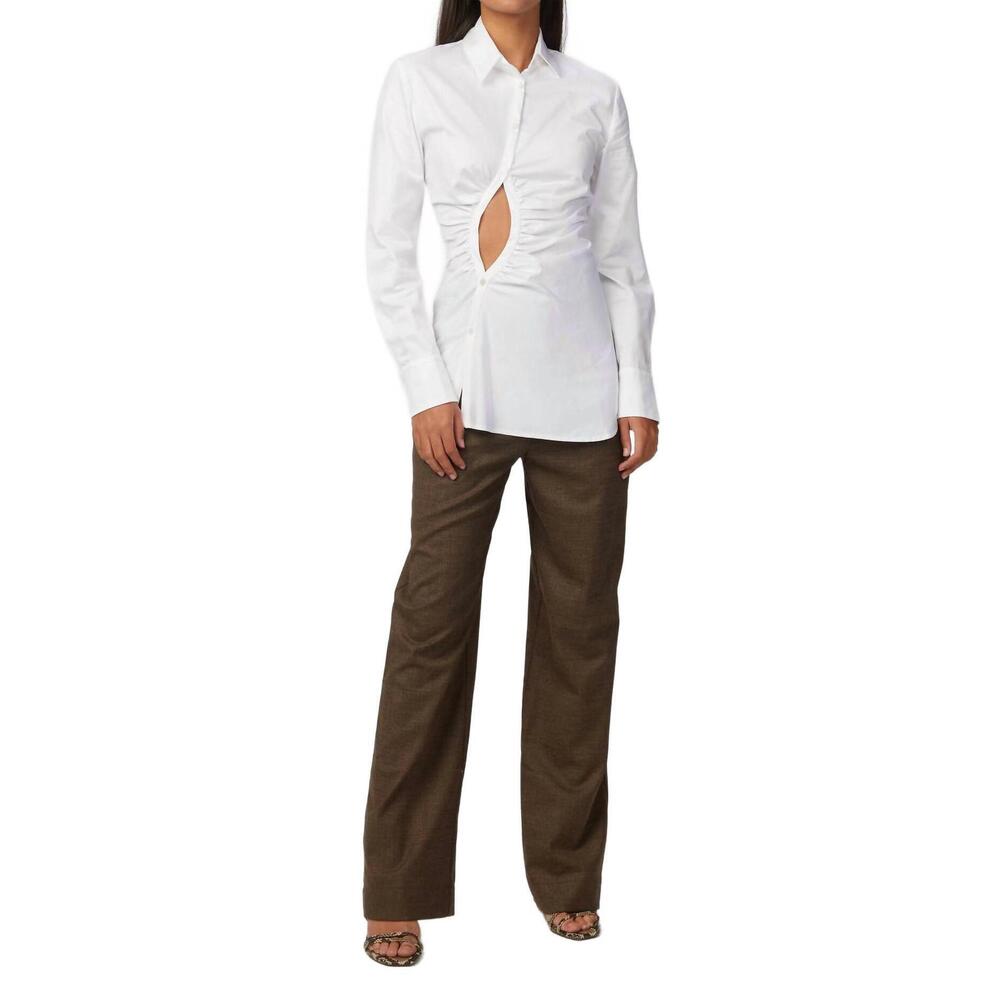 NEW GEORGIA ALICE universe shirt top in white